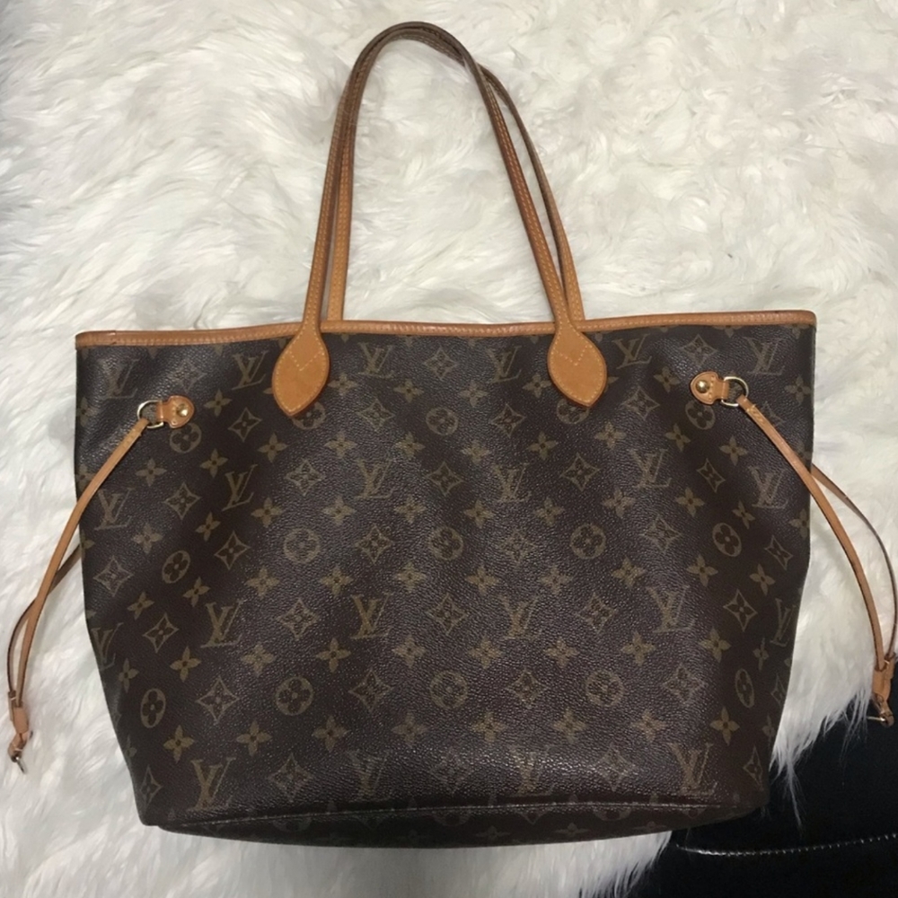 Authentic LV monogram Neverfull MM tote